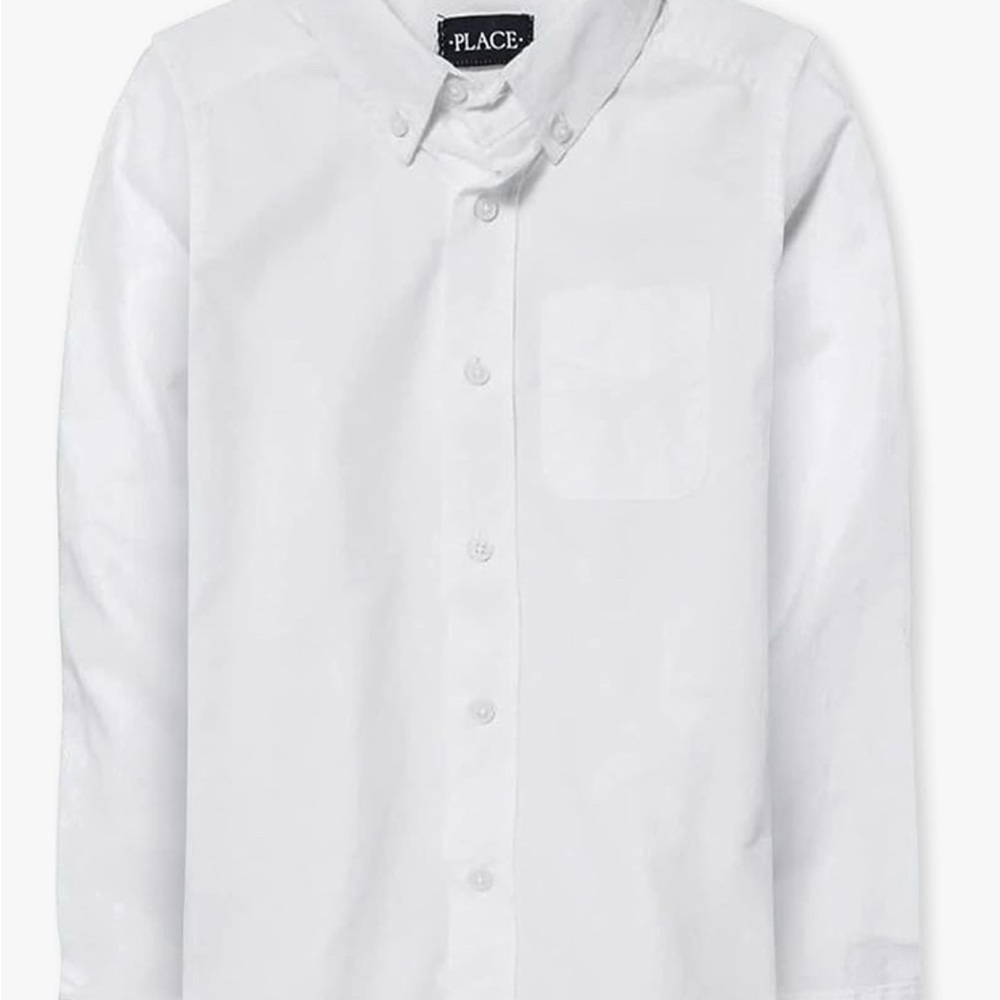 White Button-Up Shirt by The Children's Place